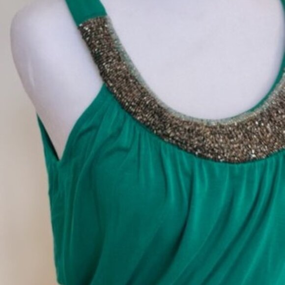 Apt. 9 Green Embellished Neck Dress – Size M - Picture 8 of 9